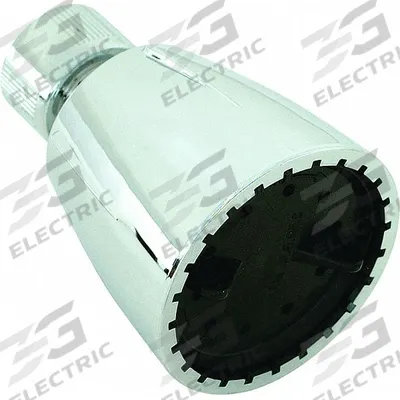 EZ-FLO Fixed Showerhead: 2 gpm Fixed Showerhead Flow Rate, ABS, Chrome Finish - Single-Pattern Fixed Showerheads