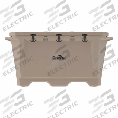 GRIZZLY COOLERS Grizzly Cooler 450qt White: White, 720 Cans - Heavy-Duty Chest Coolers