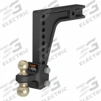 CURT Ball Mount: Universal, 2 1/2 in Compatible Ball Shank Dia, 2 in_2 5/16 in Ball Dia, 45.8 lb Wt (MPN 45939). Key specifications — Material: Carbon Steel; Vehicle Class: Universal; Brand: CURT; Features: Durable Carbide Powder Coat Finish with Yellow Zinc Trailer Balls; Finish: Powder Coated; Includes: Clip; Mount w/ Hitch Ball Style: Adjustable; Resistance Properties: Vibration-Resistant.