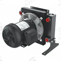 AKG Forced Air Oil Cooler: 8 hp Heat Removed, 38 gpm Max. Flow, 377 psi Max. Pressure, 230/460V AC (MPN A8-3). Key specifications — attr96059: SAE #12; attr96056: 56C; attr96057: 230/460V AC; attr98919: AKG.