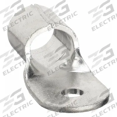 BURNDY Ring Terminal: Bare, 5/16 in Stud Size, 1 AWG to 1 AWG Wire Sizes - Non-Insulated Ring Terminals