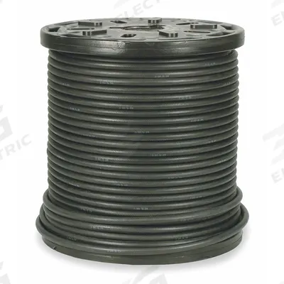 CONTINENTAL Air Hose: 1/4 in Hose Inside Dia., Black - PVC Bulk Air Hoses with PVC Cover