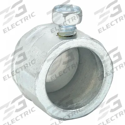 RACO Rigid Set Screw Connector: Steel, 1/2 in Trade Size - Connectors for Heavy-Wall RMC & Medium-Wall IMC Metal Conduit