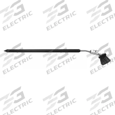 MOSMATIC Brush Pole: Brush Pole, NPTM, 3/8 in Inlet Connection Size - Wands with Brush Heads
