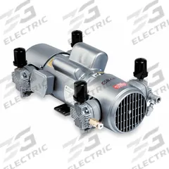 GAST Piston Air Compressor: 2 hp, 1 Phase, 115/230V AC, 100 psi Max Continuous Pressure, 11 cfm (MPN 8HDM-19-M850X). Key specifications — attr50761: 115/230V AC; attr50712: GAST; attr51763: 1.