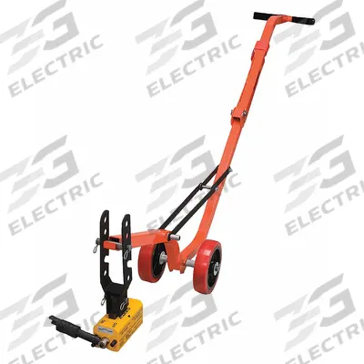 ALLEGRO Manhole Cover Lid Lifter: 6 5/8 ft x 12 1/2 in x 30 1/2 in, 900 lb Capacity - Manhole Removal Dollies