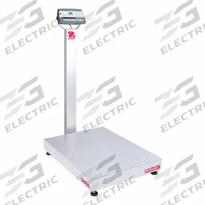 OHAUS Industrial Bench Scale: 23 5/8 in x 31 1/2 in, Not IP Rated, Column-Mounted - Bench Scales with Column-Mounted Indicator