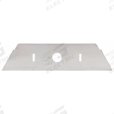 OLFA Utility Blade: 2 27/32 in Blade Lg, 11/16 in Blade Wd, 0.023 in Blade Thick - Straight-Edge Standard-Tip Replacement Utility Blades