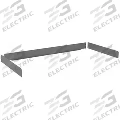 TENNSCO Back & Side Stop Kit: 60 in Overall Wd, 30 in Overall Dp, Steel, Gray, Gray (MPN SB-3060). Key specifications — Material: Steel.