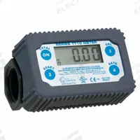 FILL-RITE Flowmeter: In-Line Digital Turbine Meter, Turbine, 1 in BSPP, 1 in Connection Size, BSPP (MPN TT10PB). Key specifications — Product Type: In-Line Digital Turbine Meter; Rotor Material: UHMWPE; Accuracy %: +/-1%; Brand: FILL-RITE; Unit Of Measure: Gallons; Display Type: Digital; Termination: Not Listed.