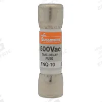 BUSSMANN Fuse: FNQ Series, Midget, Time-Delay, 1.25 A, 500 V AC, 13/32 in x 1 1/2 in, Non-Indicating (MPN FNQ-1-1/4). Key specifications — Series: FNQ; Brand: BUSSMANN.