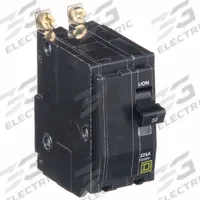 SQUARE D Miniature Circuit Breaker: 30 A, 120/240V AC, Single Phase, 22kA at 120/240V AC, 2 Poles (MPN QOB230VH). Key specifications — Phase: Single; Amps: 30 A; AC Voltage Rating: 120/240V AC; Max. AIR Rating: 22kA at 120/240V AC; For Use With: Square D NQOD Panelboards; Brand: SQUARE D.