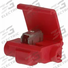 3M Insulation Displacement Connector: 2 Ports, Red, 22 AWG – 16 AWG Run Size Range, 600 V (MPN 558-BULK). Key specifications — attr1308123: 3M; attr1351571: No.