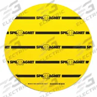 BRADY SPC ABSORBENTS Drain Cover Seal: 12 in diameter, 12 in dia Max Drain Size, Black/Yellow (MPN 96229). Key specifications — Material: Vinyl; Brand: BRADY SPC ABSORBENTS.