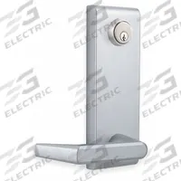 DORMAKABA Mechanical Exit Device Trim: 36 in Max Door Wd, Aluminum (MPN QET360E689SCKD). Key specifications — Product Type: Mechanical Exit Device Trim; Brand: DORMAKABA; Outside Trim Type: Lever; ADA Compliant: Yes.