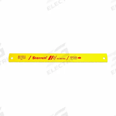 STARRETT Power Hacksaw Blade: Power Hacksaw Blade, 14 in Blade Lg, For 10 in Max. Dia - Steel & General Metal Cutting Blades