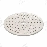 Dessicator Plate: Desiccator Plate, Round, Porcelain, 9 in Overall Dia, Desiccator Plate (MPN CG-8260-230). Key specifications — Material: Porcelain; Brand: CHEMGLASS; Product Type: Desiccator Plate; Desiccator Shape: Round.