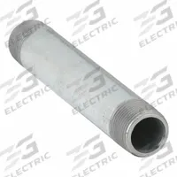 Pipe Nipple: 3/4 in Nominal Pipe Size, 6 in Lg, Schedule 80, Galvanized Steel, Threaded on Both Ends (MPN 793LW4). Key specifications — Manufacture Location: Globally Sourced; Brand: APPROVED VENDOR; Maximum Operating Pressure: 2,000 psi @150°F; Connection Type: Male NPT x Male NPT; Pipe Material: Galvanized Steel.
