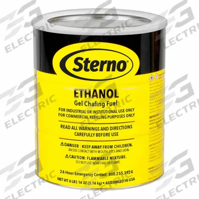 STERNO Chafing Fuel: Chafing Dishes, 2 hr, Ethanol - Warming Fuels