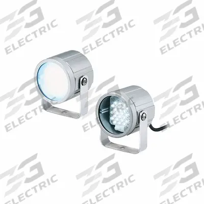 PATLITE LED Light: No Arm, LED, 160 cd Max Brightness, Bracket, 24V DC ±10%, IP65, 1.4 m - Articulating Machine Tool Lights