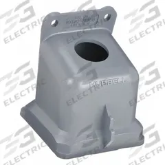 HUBBELL Back Box: 20 A_30 A, 1 in, Dead End Hub, 15° (MPN BB2030N). Key specifications — Brand: HUBBELL; Material: Thermoplastic.