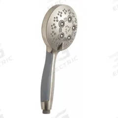 SPEAKMAN Handheld Showerhead: Plastic, Nickel, 2.5 gpm Flow Rate, 4 1/2 in Handheld Showerhead Wd (MPN VS-1240-BN). Key specifications — Series: Rio.
