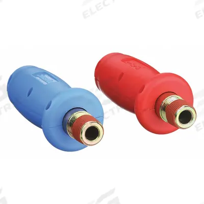 VELVAC Gladhand Grip: Polyurethane/Steel, Blue/Red - Pipe, Hose, Tube and Fittings