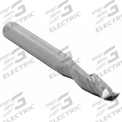 CLEVELAND Square End Mill: Carbide, 2 Flute, 9/64" Mill Dia, 9/16" LOC, 2" OAL (MPN C61014) - Carbide Square End Mills for Aluminum