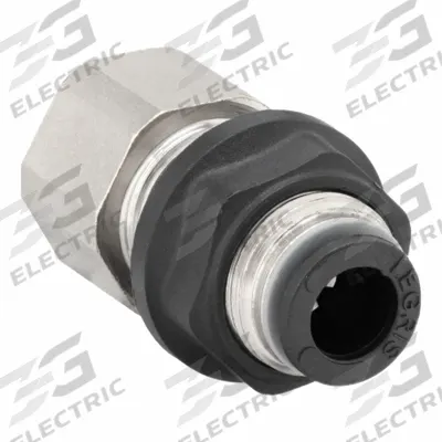 LEGRIS Push-Fit Adapter Fitting: 3/8 mm Pipe x 12 mm OD Size, BSPP x Push-to-Connect - Nickel-Plated Brass Tube Fittings