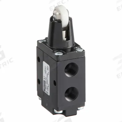 Parker Manual Air Control Valve: DirectAir 4, Three-Way / Two-Position, Roller - Parker Directair 4 Series Manual Air Control Valves