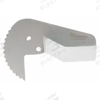 MILWAUKEE Pipe Cutter Blade: Cuts ABS/CPVC/PEX/PVC/Rubber, For Grainger No. 366Y43, 1 (MPN 48-22-4216). Key specifications — attr424303: Rubber; attr424298: 366Y43; attr424301: Stainless Steel; attr522331: Pipe Cutter Blade; attr424299: 48-22-4215; attr424296: MILWAUKEE; attr549253: 1.