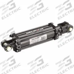 DELAVAN AG PUMPS Tie Rod Hydraulic Cylinders: 3 1/2 in Bore Dia., 16 in Stroke Lg, 1 1/2 in Rod Dia. (MPN DPL3516-125). Key specifications — attr98892: DELAVAN AG PUMPS; attr95589: 24,053 lb; attr95592: Double Acting; attr1142403: Dual Port PowerMax; attr1382128: 1/2" NPT.
