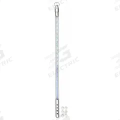 VEE GEE Armored Liquid In Glass Thermometer: 0°F to 300°F, Partial Immersion, 3 in Immersion Dp (MPN 80903E-A). Key specifications — Accuracy: +/-2°F; Brand: VEE GEE; Temperature Units: Fahrenheit.