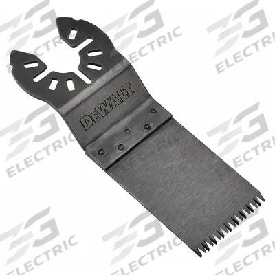 DEWALT Oscillating Tool Blade: 1 1/4 in Blade Wd, 1 1/4 in Overall Lg, Plunge Cutting - Open-Back Universal OIS Mounted Blades
