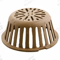 JAY R. SMITH MFG. CO Dome Strainer: 10 in Overall Dia, 4 3/8 in Overall Ht, Cast Iron, Duco-Coated (MPN 1310CID). Key specifications — Connection Type: Flanged; Finish: Duco-Coated; Brand: JAY R. SMITH MFG. CO.