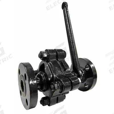 UNITED BRASS WORKS Gate Valve: 1 1/4 in, Carbon Steel, Non-Rising, Class 300 Flange - Lever-Actuated Boiler Blow-Of Gate Valves