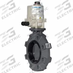 HAYWARD BYV Series PVC Body: For Gas/Oil/Water Media, PVC, 120V AC, 6 in Pipe Size, Lug, PVC, FKM (MPN HRBYV11060V). Key specifications — Input Control Signal: Manual; Brand: HAYWARD.