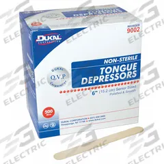 UNIMED MIDWEST INC Tongue Depressors: Non-Sterile, Wood, 6 in Lg, 11/16 in Wd, 500 PK (MPN DNTD313312). Key specifications — Brand: UNIMED MIDWEST INC; Material: Wood.