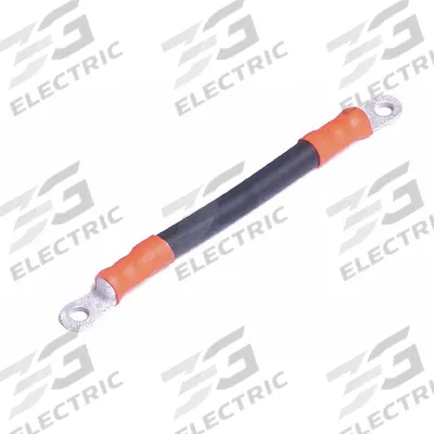 GROTE Stud Battery Harness: Stud to Stud, 2/0 ga Wire Size, 8.5 in Overall Lg - Stud Battery Harnesses
