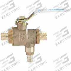 WATTS Ball And Relief Valve: Crimped x Crimped, 3/4 in x 3/4 in, Bronze, 400 psi Max. Op Pressure (MPN 3/4 LFBRVM1PXPXP-125). Key specifications — Brand: WATTS.