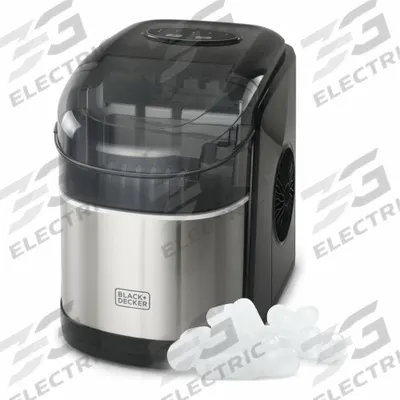 BLACK & DECKER Ice Machine: Top Hat, 26 lb Ice per Day, Air Cooled, 13 in Ht - Countertop Ice Machines