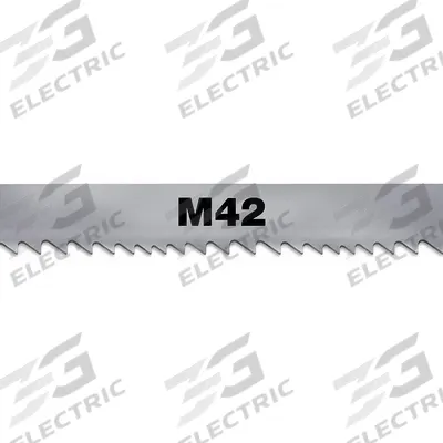 MORSE Band Saw Blade: Bi-Metal, M42, 19 ft 10 in, Variable Cutting Edge, 1 1/4 in Blade Wd - General Purpose Metal Cutting Blades