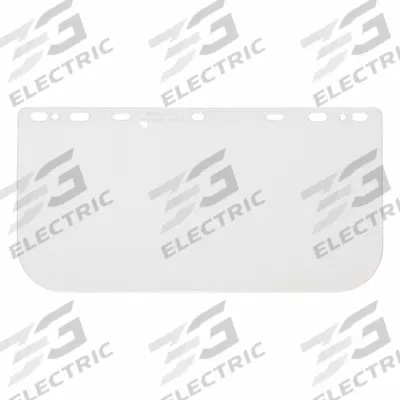 MCR SAFETY Face Shield Visor: 16 in Overall Wd, 8 in Overall Ht, 0.04 in Overall Thick - General Purpose Replacement Visors