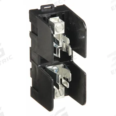 MERSEN Fuse Block: Open Block Design, 1 Pole, 600 V AC, Box Lug - Fuse Blocks for UL Class T Fuses