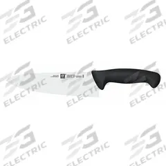 ZWILLING J.A. HENCKELS Knife: Straight, 13 1/4 in Overall Lg, Stainless Steel Blade, Black Handle (MPN 32208-204). Key specifications — Sub-brand: Twin Master; Brand: ZWILLING J.A. HENCKELS; Blade Material: Stainless Steel; Blade Type: Straight; Edge Style: Fine Edge; Forged/Stamped: Stamped; Handle Color: Black; Handle Material: Polypropylene.