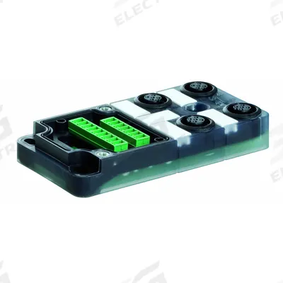 MURRELEKTRONIK Distribution Box: EXACT12, 4 Ports, 4 Pole M12 Female - Passive Sensor Junction Blocks without Homerun Cable