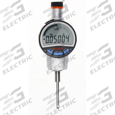 MITUTOYO Digital Indicator: 0 in to 0.5 in /0 mm to 12.7 mm, Inch/Metric - Digital Indicators with Removable Flat Back