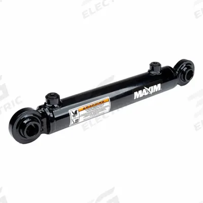 MAXIM Welded Hydraulic Cylinder: 1.5 in Bore Dia., 6 in Stroke Lg, 13 1/4 in Retracted Lg - Swivel-Ball Mount Welded Hydraulic Cylinders