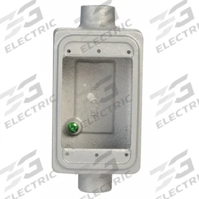 APPLETON ELECTRIC Electrical Box: Iron, Rectangular, 1 Gangs, 3/4 in Hub Size - Iron Weatherproof Electrical Boxes