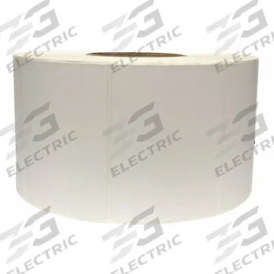 APPROVED VENDOR Barcode Printer Label: 4 in Label Wd, 3 in Label Ht, White, 3 in Core Dia. - Industrial Thermal Transfer Labels